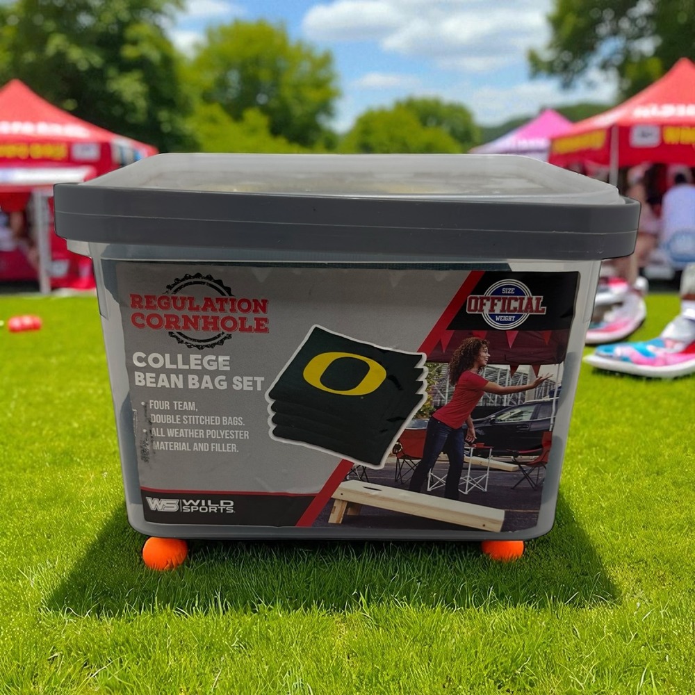 Wild‎ Sports Regulation Cornhole Bean Bag Set College Oregon Ducks